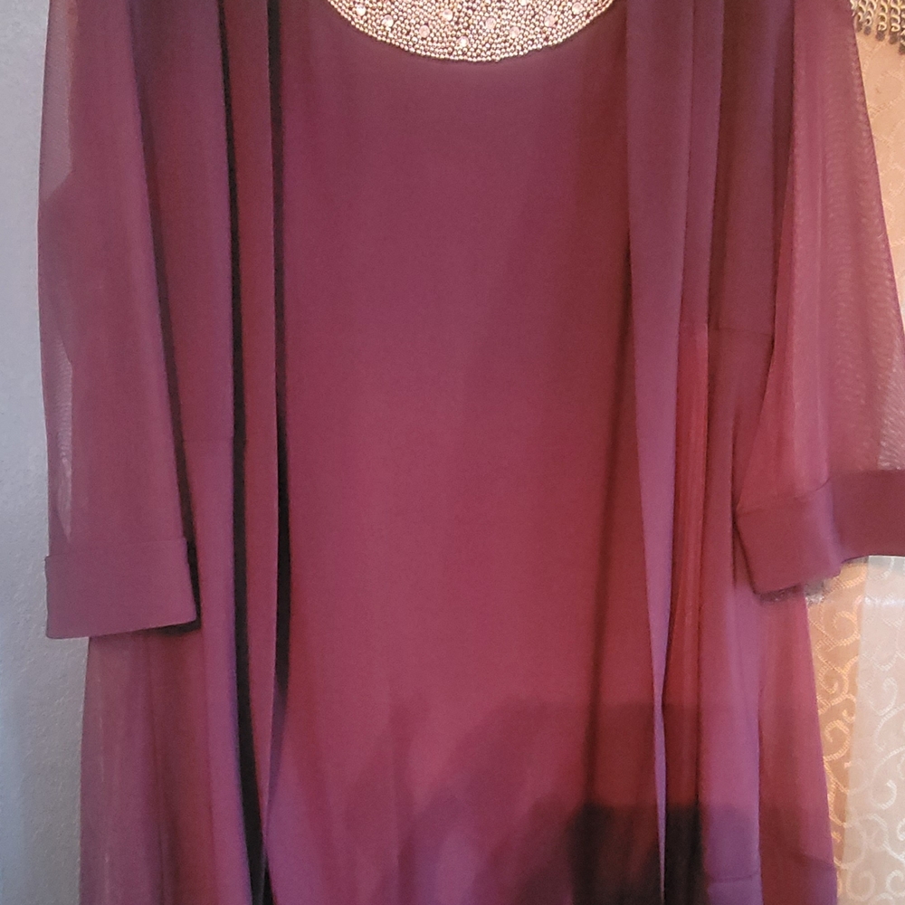 Elegant Purple Women's Wedding Dress